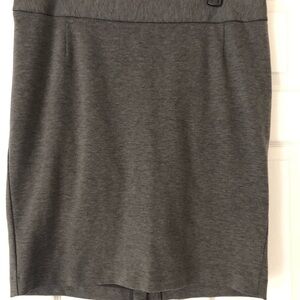 Lane Bryant Gray Mini Pencil Skirt